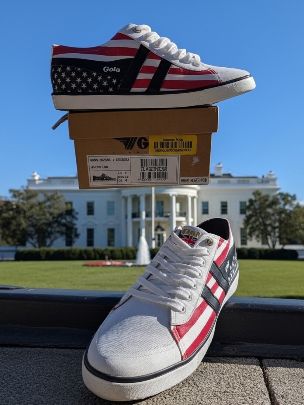 Gola Comet Nations Usa Men's Sz 8 Sneakers 🆕️